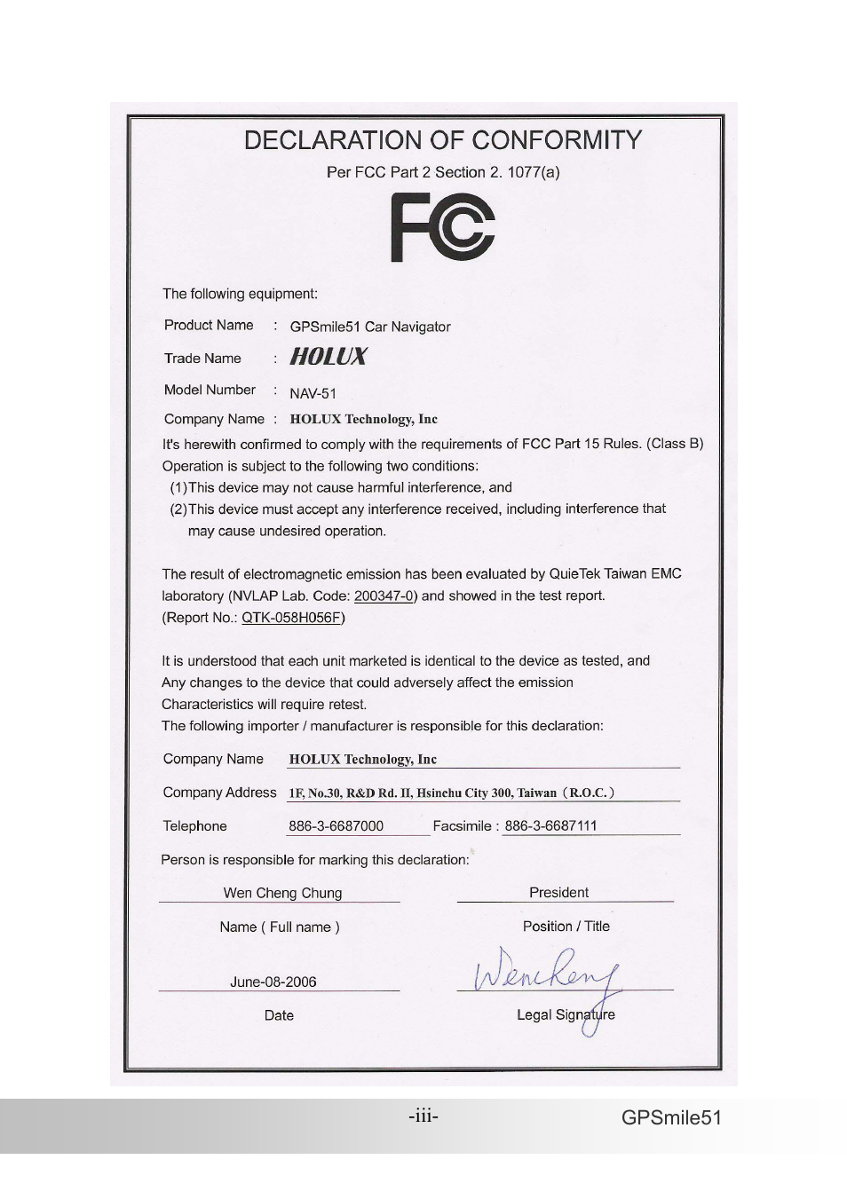 Holux GPSmile51B User Manual | Page 3 / 46