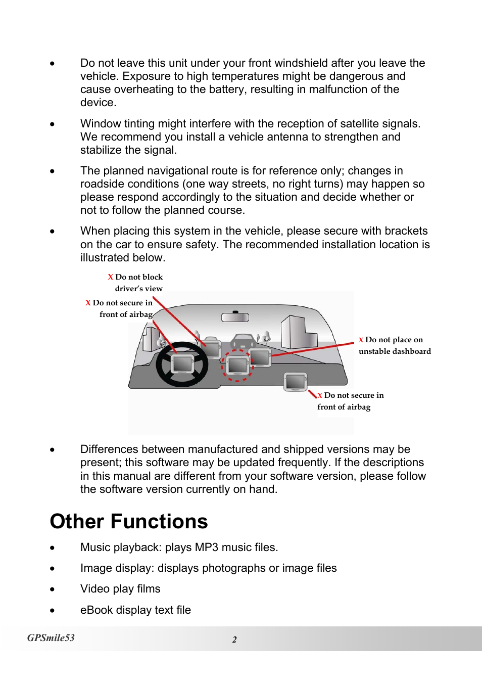 Other functions | Holux GPSmile53 User Manual | Page 10 / 43