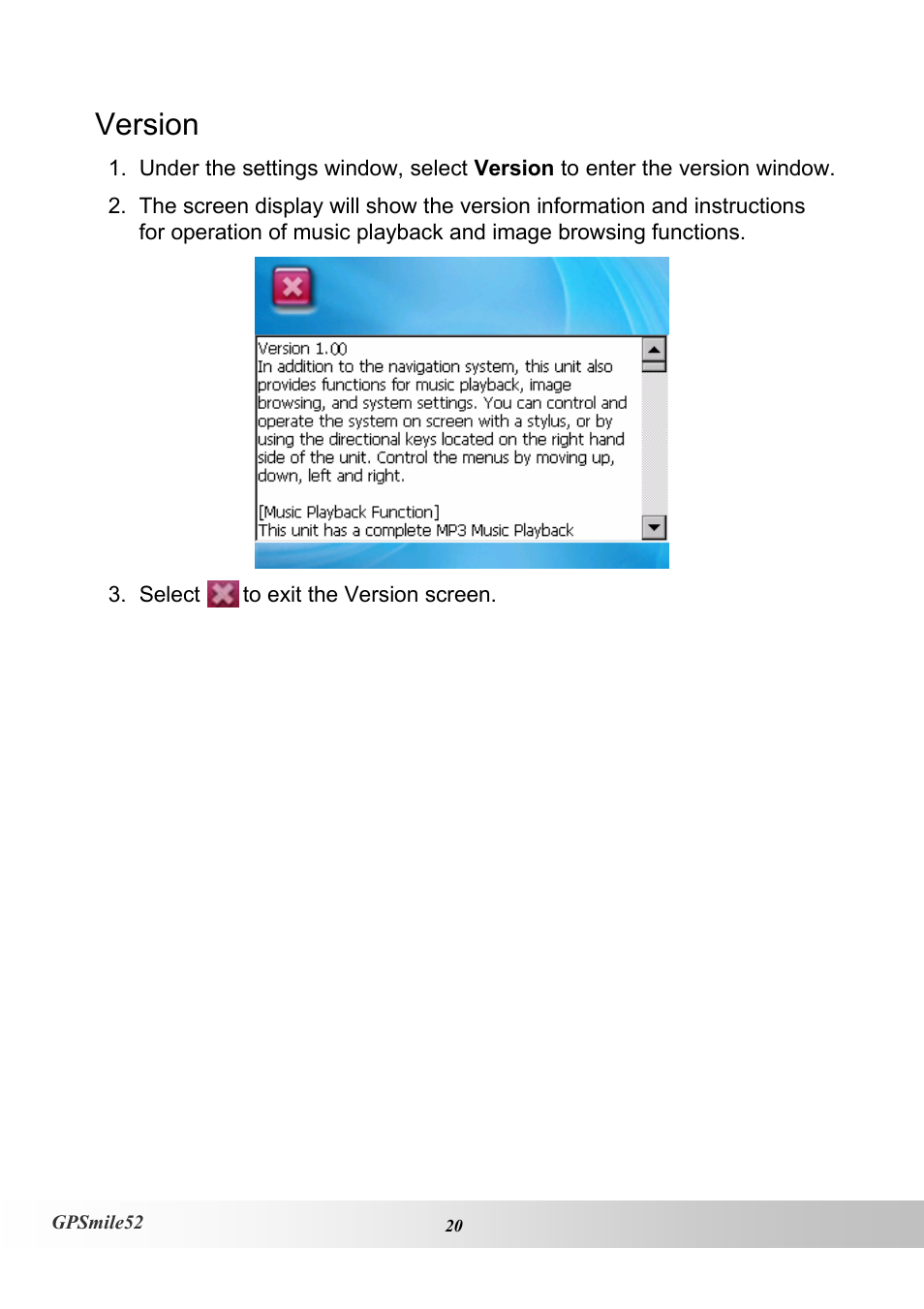 Version | Holux V1.02 User Manual | Page 30 / 38