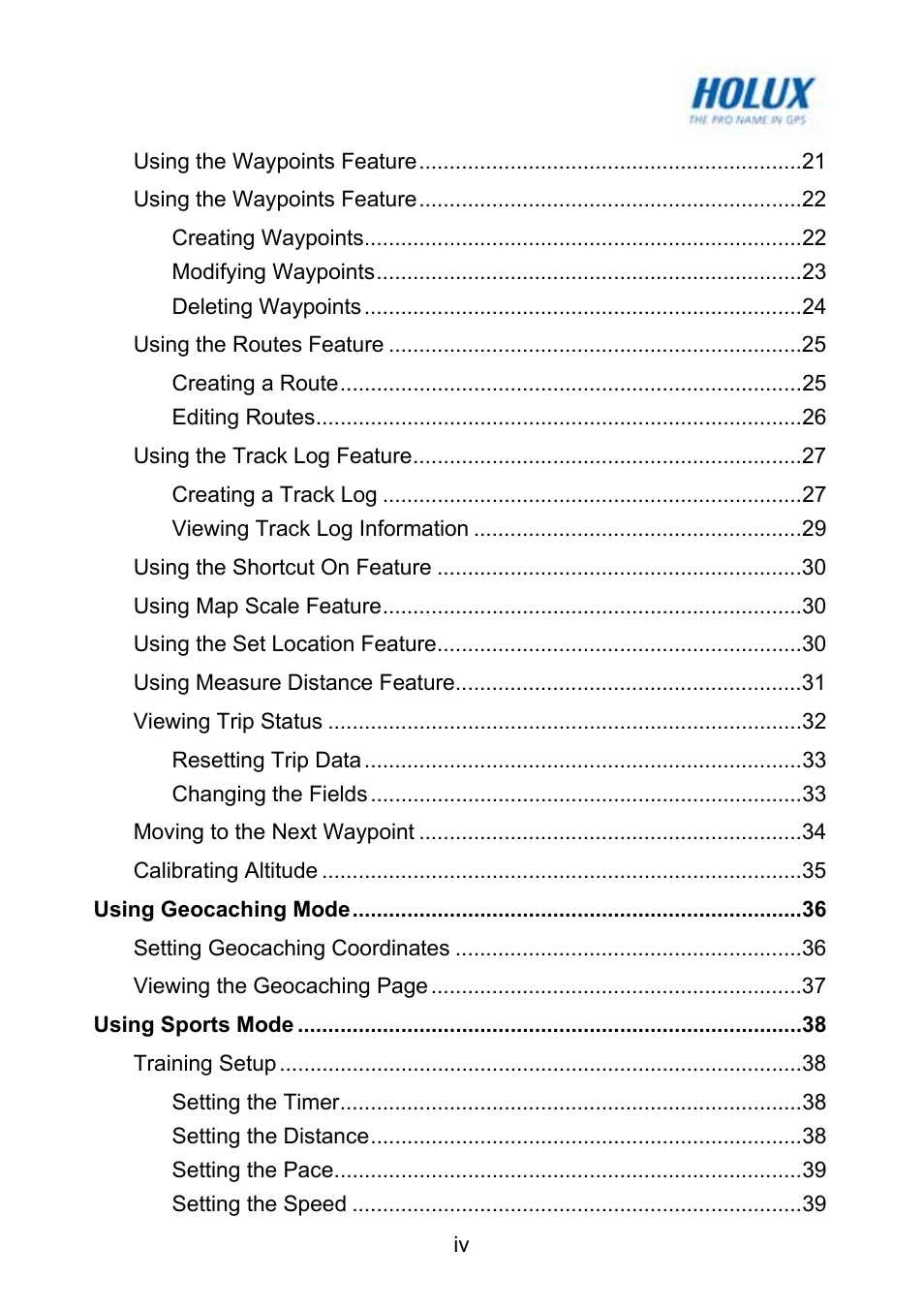 Holux GM-120 User Manual | Page 5 / 78