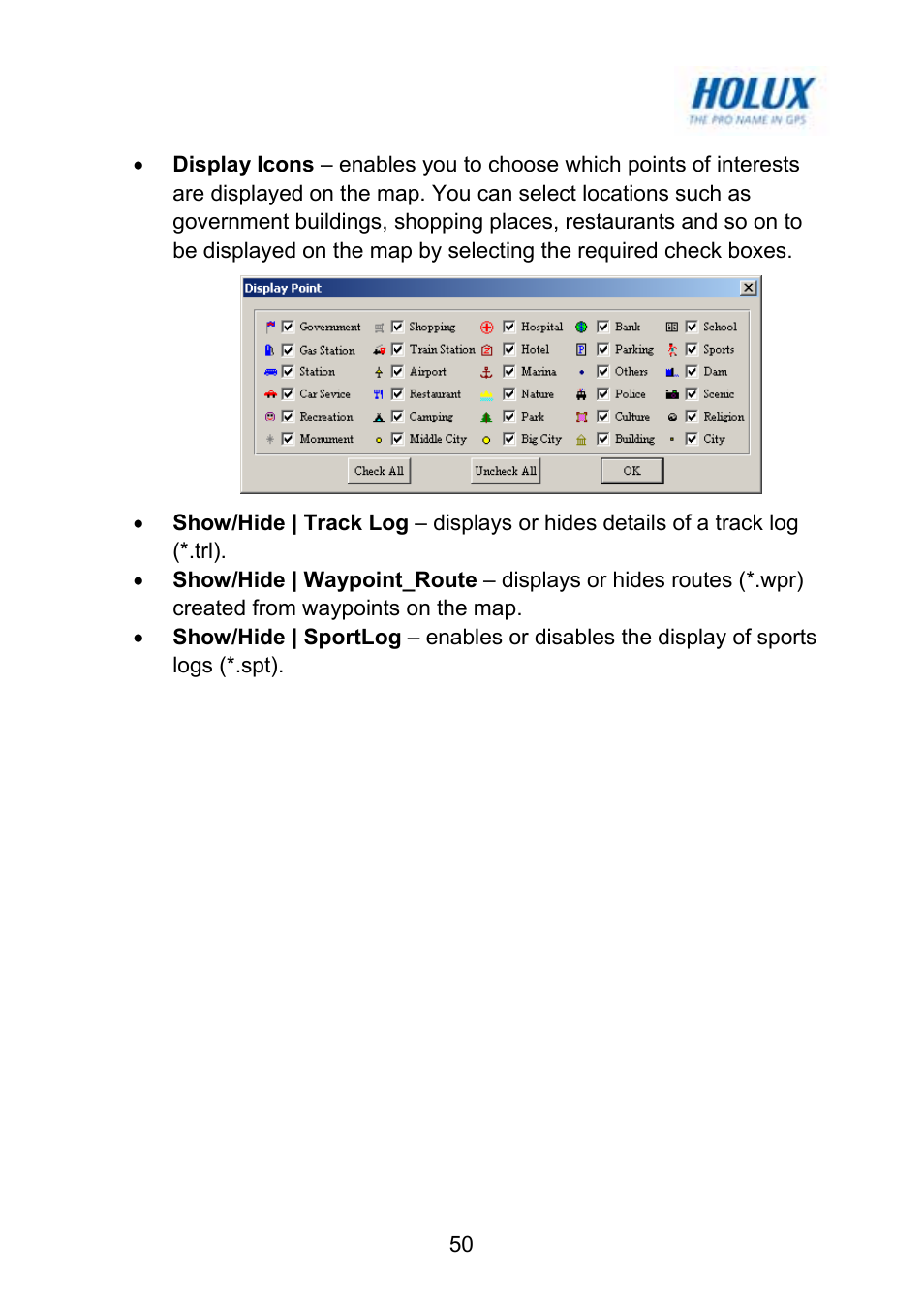 Holux GM-120 User Manual | Page 57 / 78