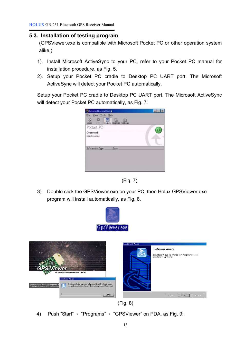 Holux GR-231 User Manual | Page 13 / 18