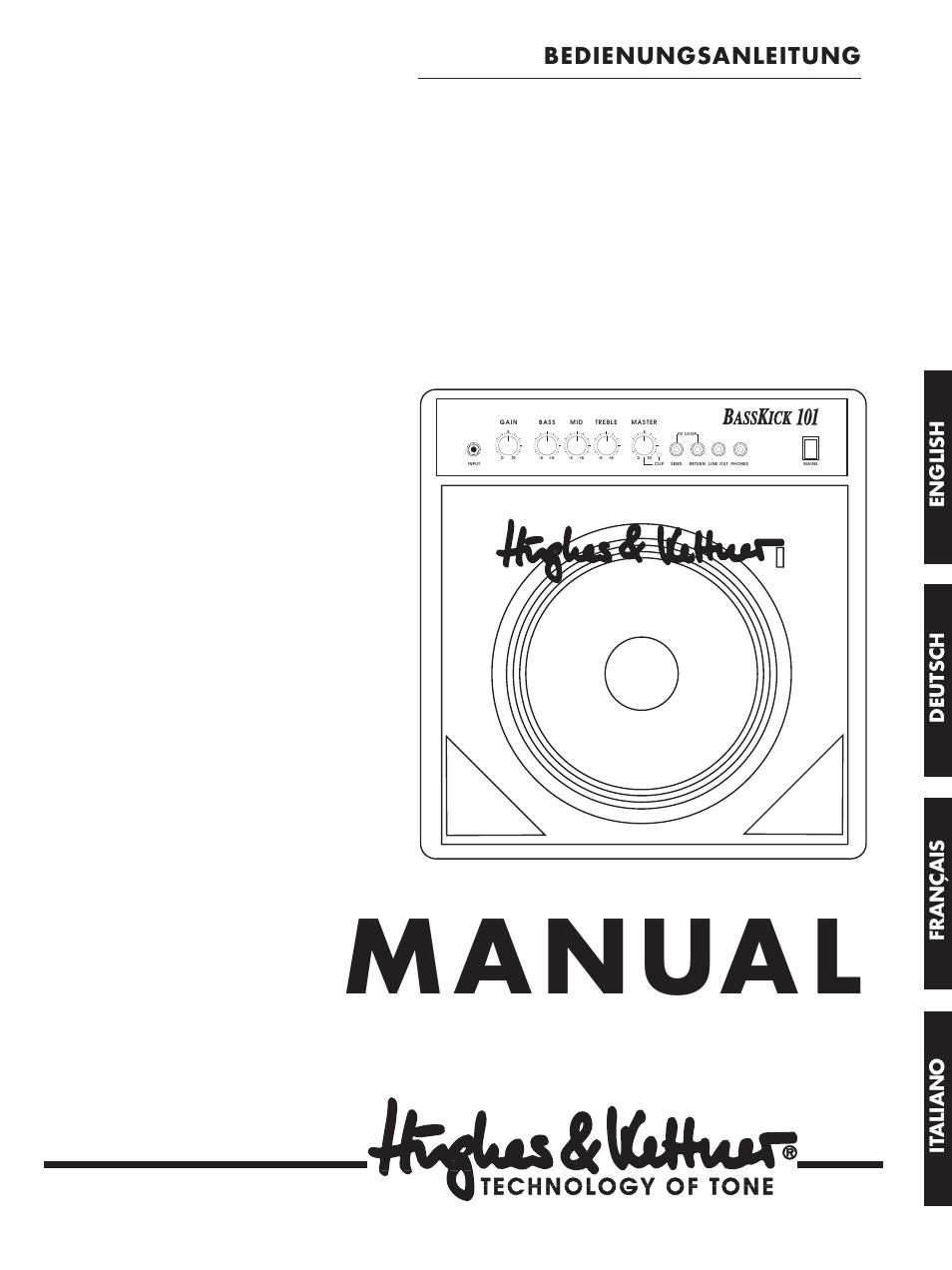 Hughes & Kettner 140 WATT BASSAMPLIFIER Bass Kick 101 User Manual | 16 pages