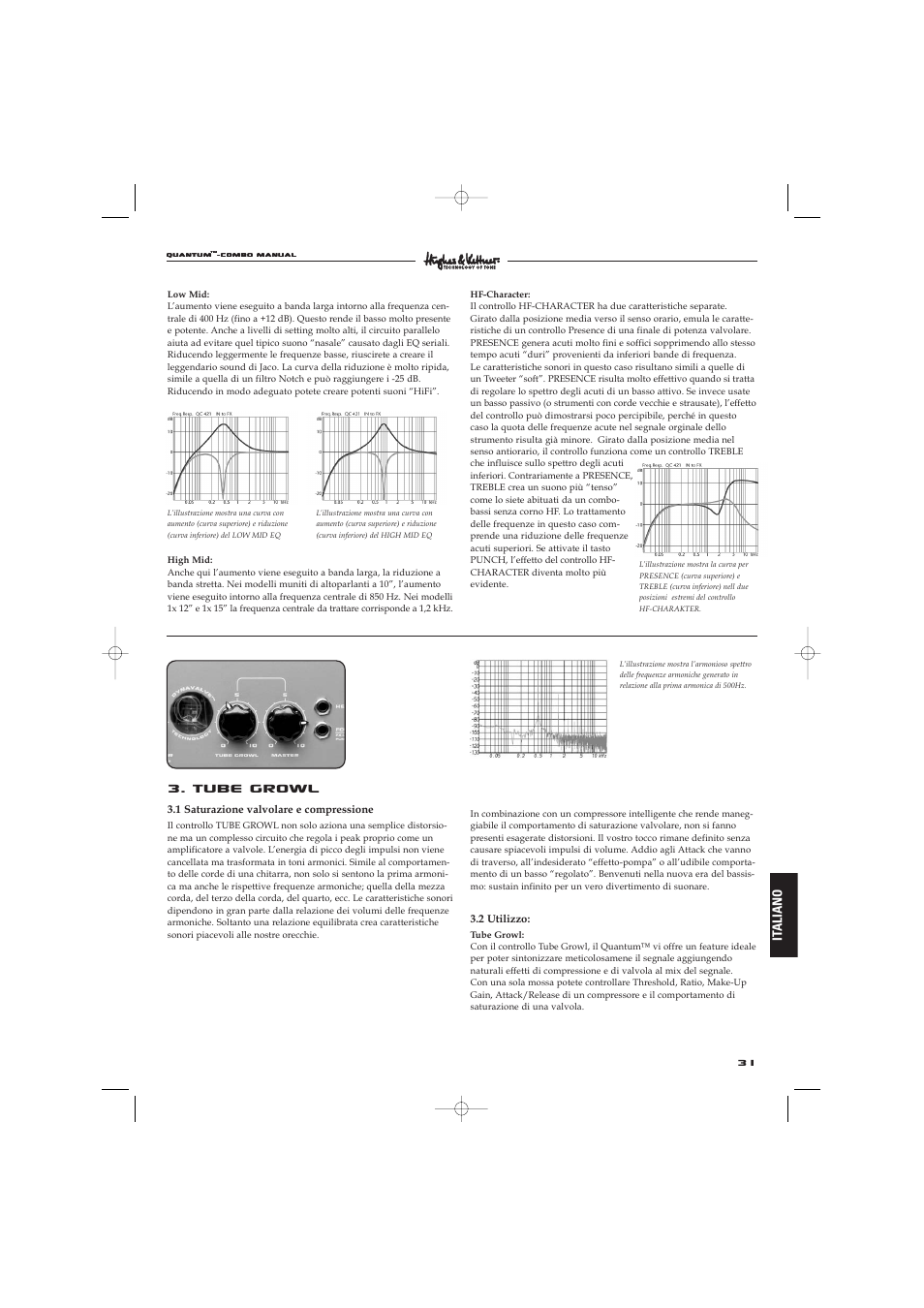Tube growl | Hughes & Kettner Quantaum Combos QC 412 User Manual | Page 31 / 48