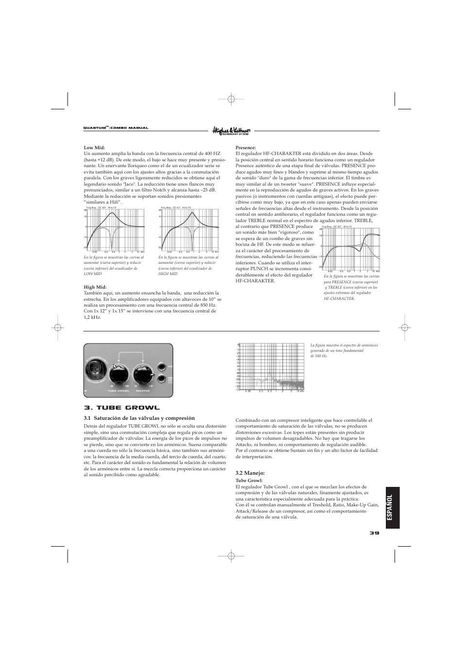 Tube growl | Hughes & Kettner Quantaum Combos QC 412 User Manual | Page 39 / 48
