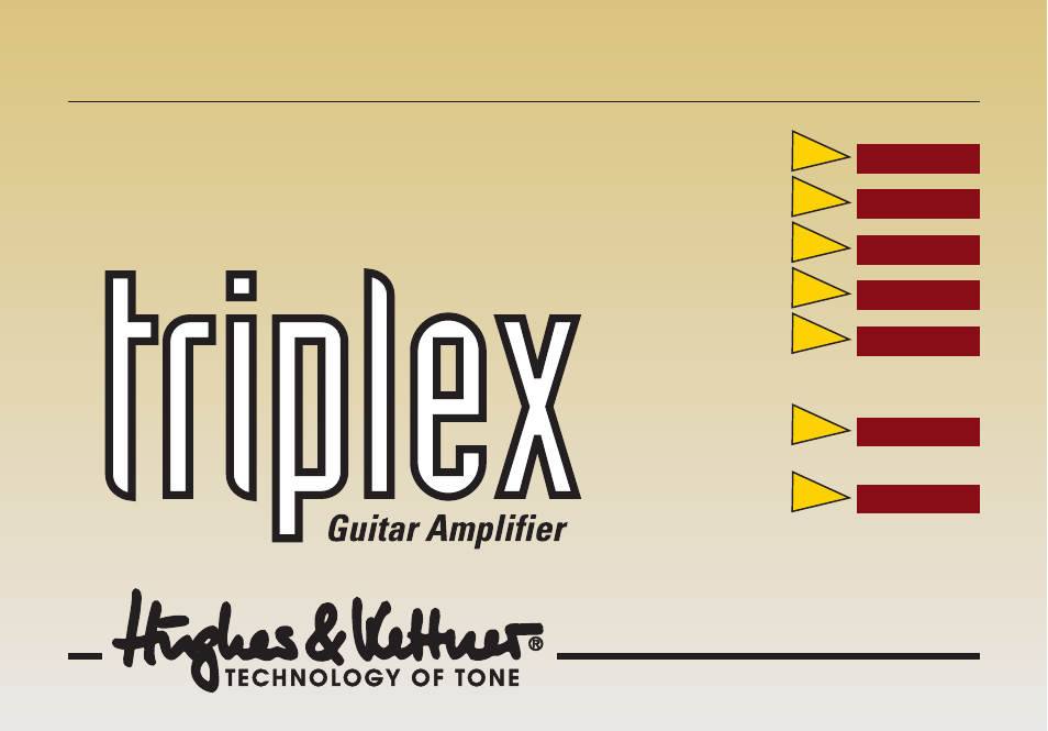 Hughes & Kettner Triplex User Manual | 32 pages