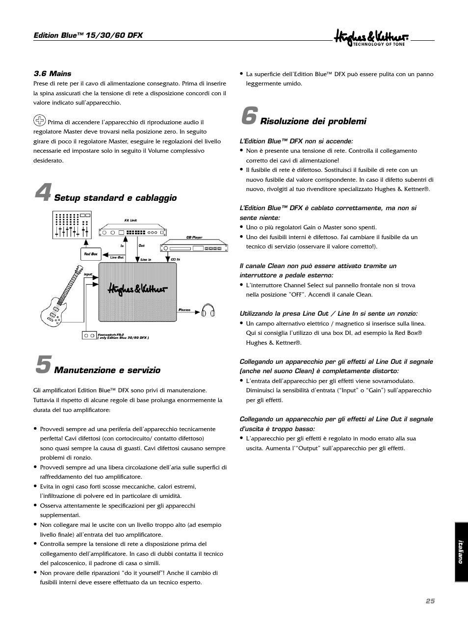 Hughes & Kettner DFX User Manual | Page 25 / 32