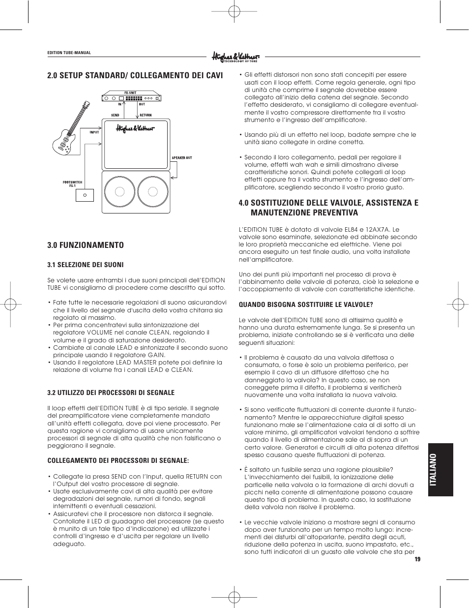 Hughes & Kettner warp x 117V modell User Manual | Page 19 / 32