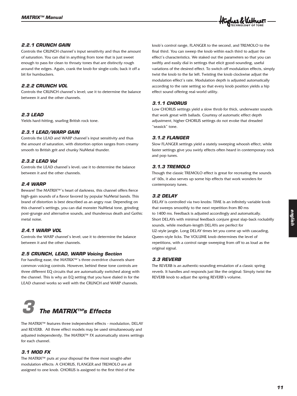 Hughes & Kettner 100 Combo User Manual | Page 11 / 32