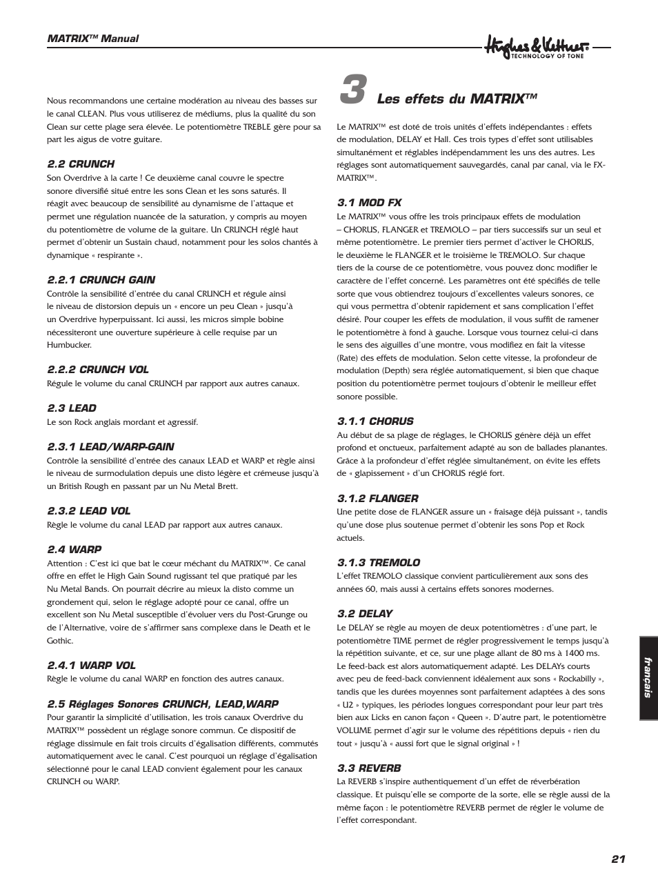 Hughes & Kettner 100 Combo User Manual | Page 21 / 32
