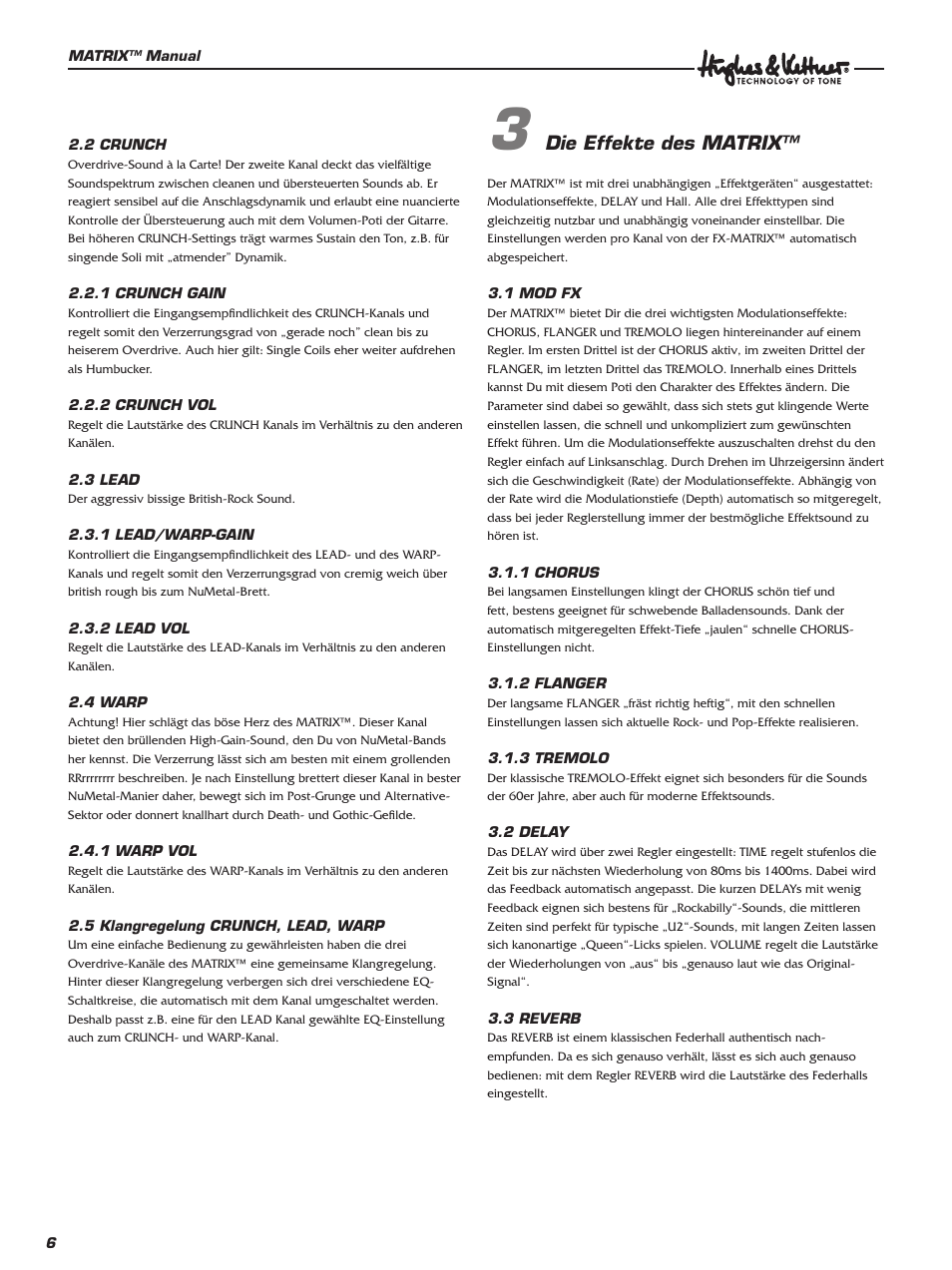 Hughes & Kettner 100 Combo User Manual | Page 6 / 32