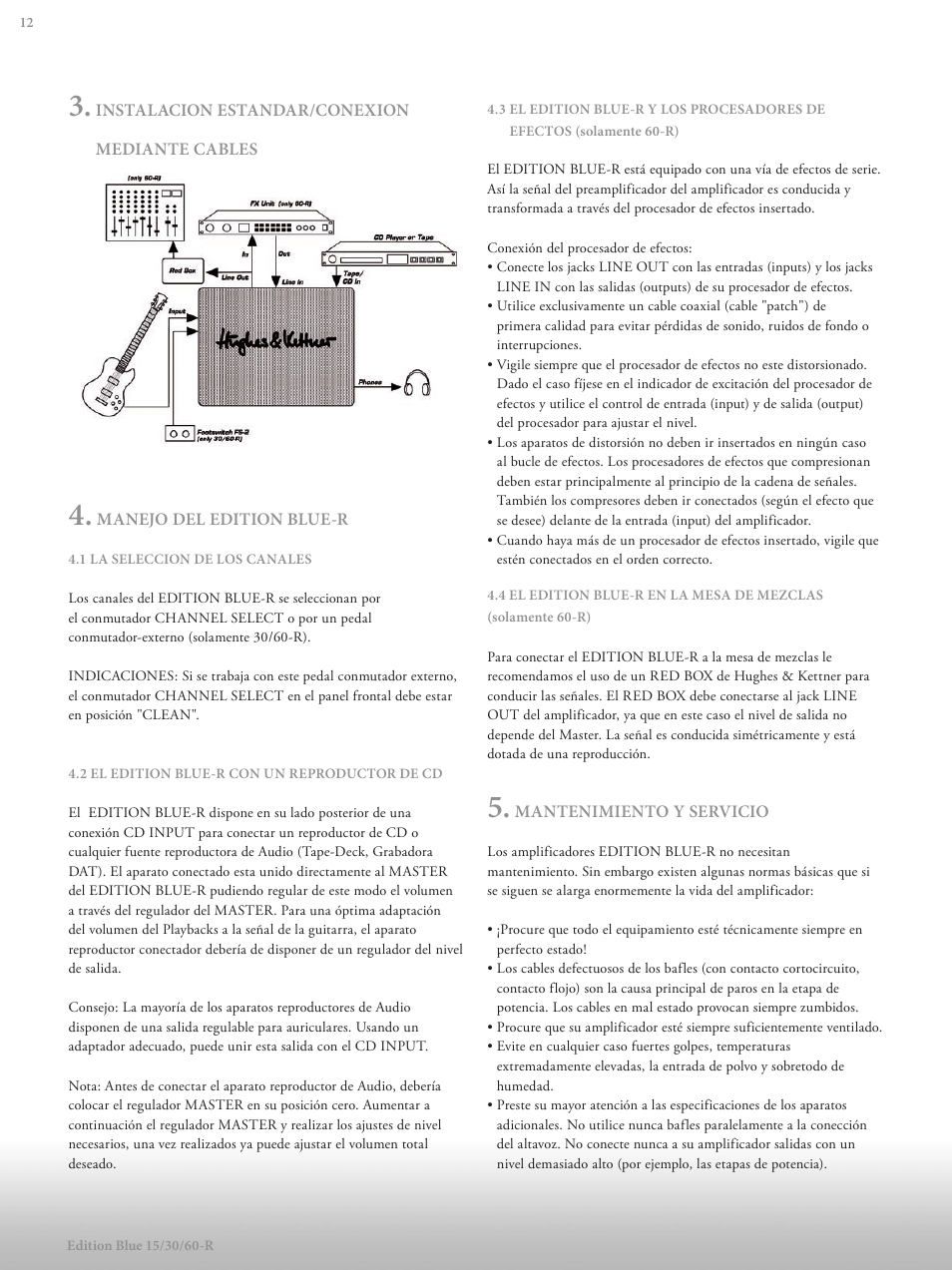 Hughes & Kettner 50 User Manual | Page 12 / 28