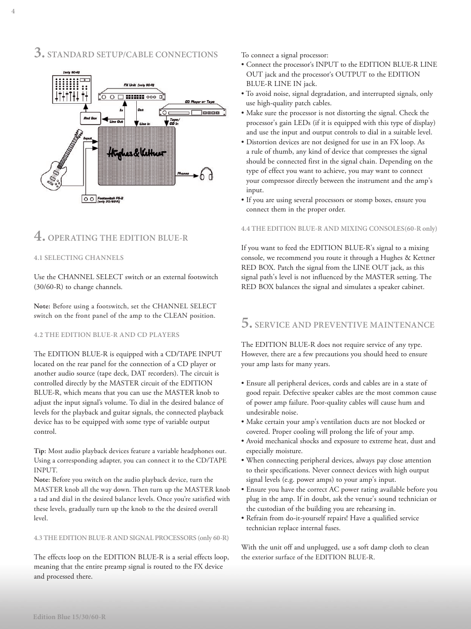 Hughes & Kettner 50 User Manual | Page 4 / 28