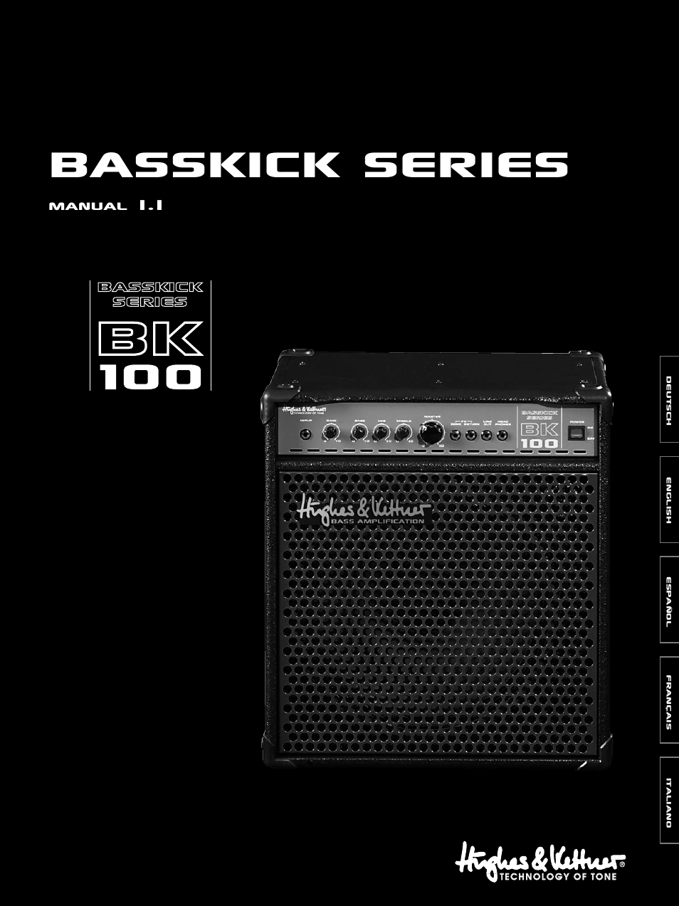 Hughes & Kettner Bass Kick 100 User Manual | 24 pages