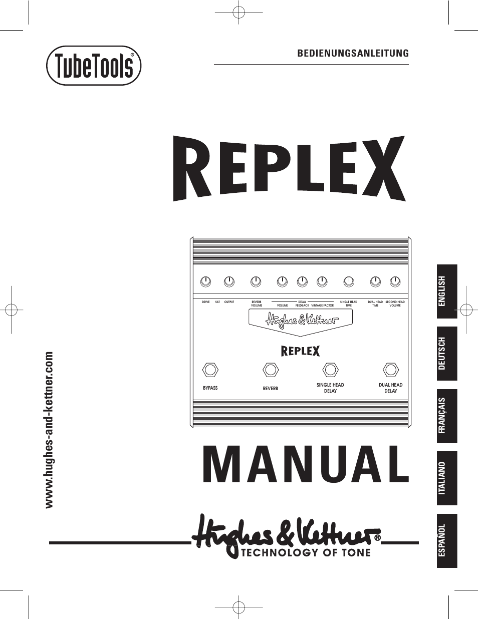 Hughes & Kettner Tape Delay Simulator User Manual | 16 pages