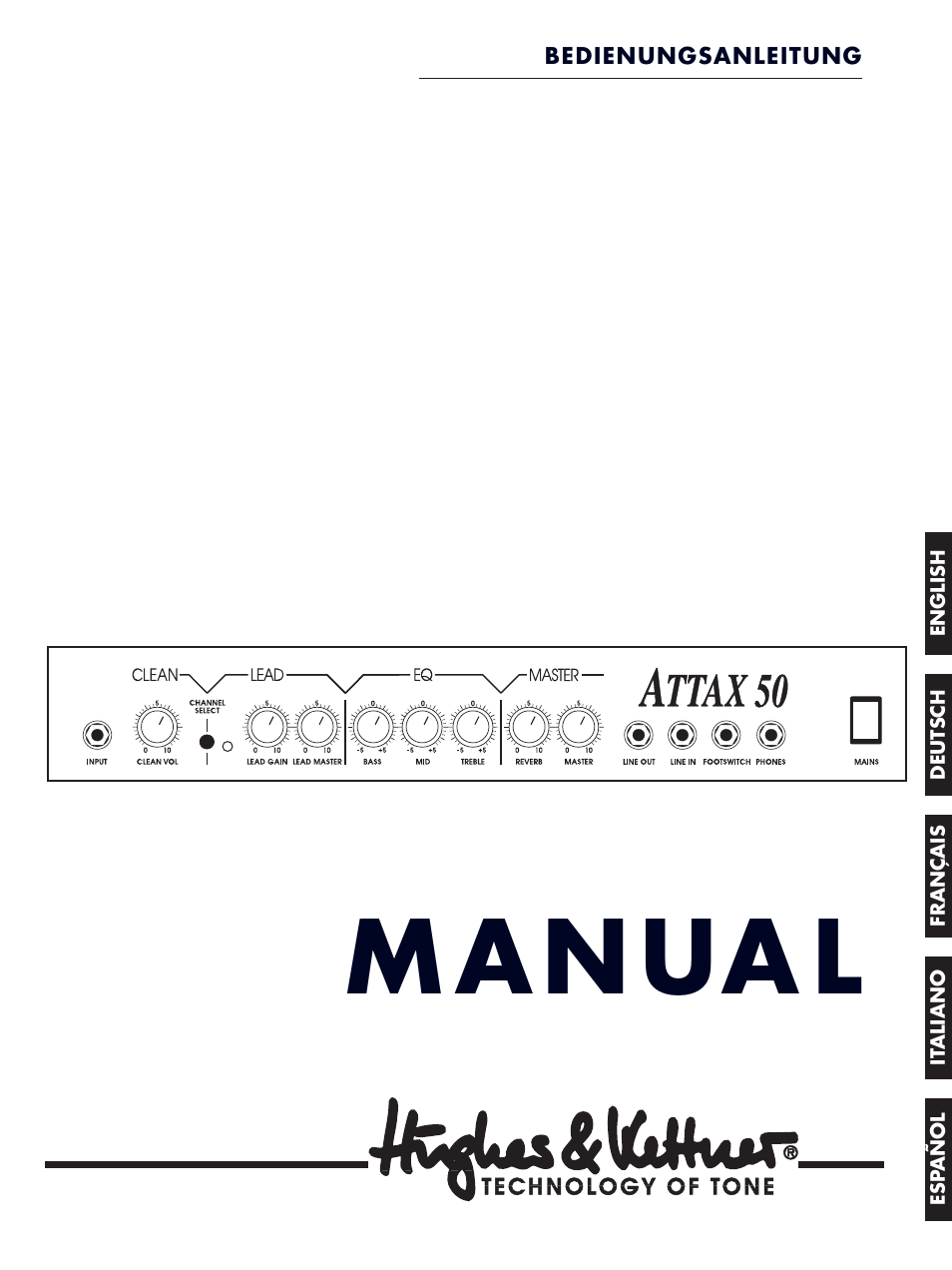 Hughes & Kettner ATTAX 50 User Manual | 36 pages