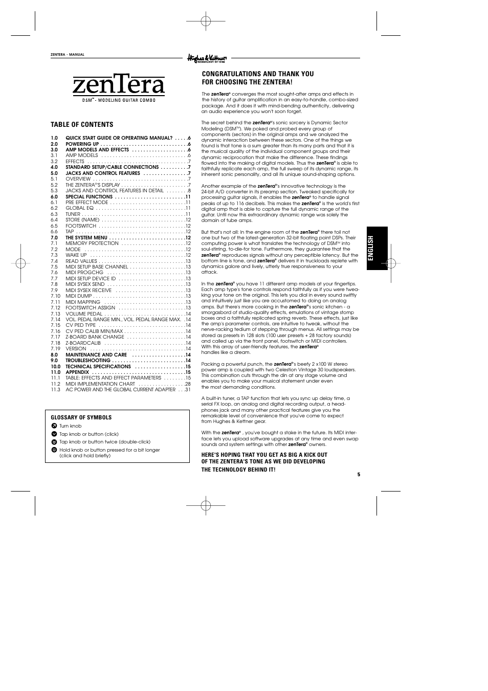 Hughes & Kettner DSM User Manual | Page 2 / 16