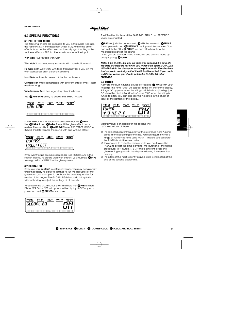 Hughes & Kettner DSM User Manual | Page 8 / 16