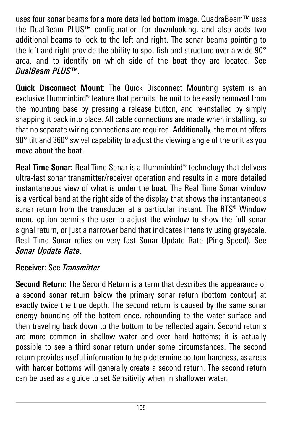 Humminbird 580 User Manual | Page 112 / 134