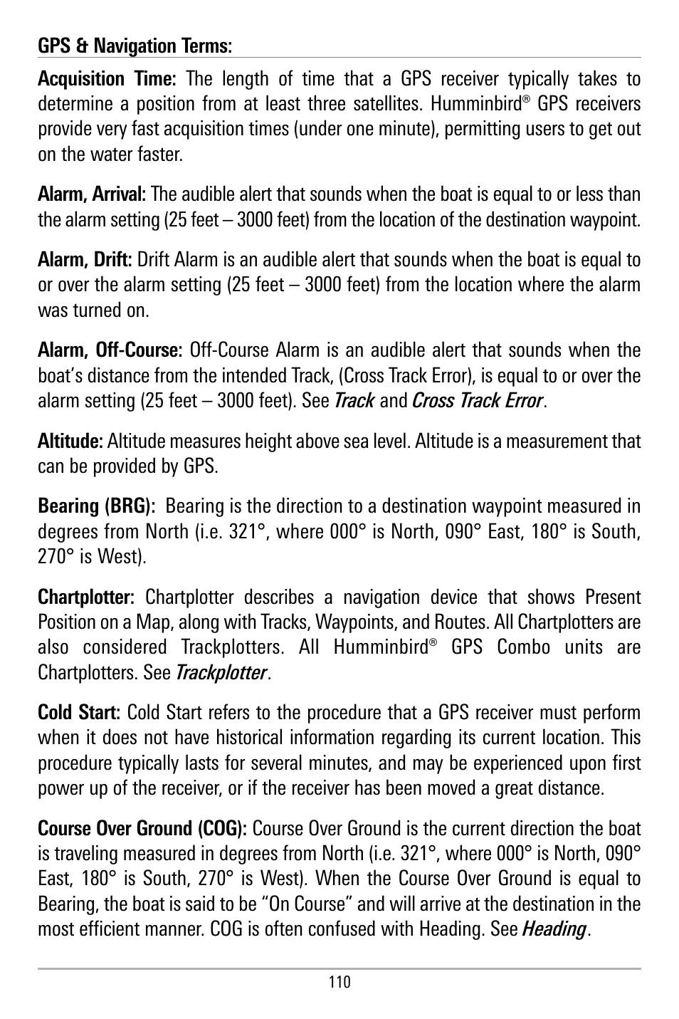 Humminbird 580 User Manual | Page 117 / 134