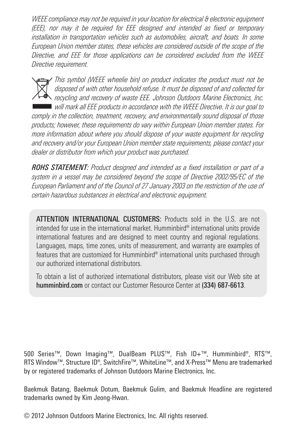 Humminbird 561 User Manual | Page 3 / 83