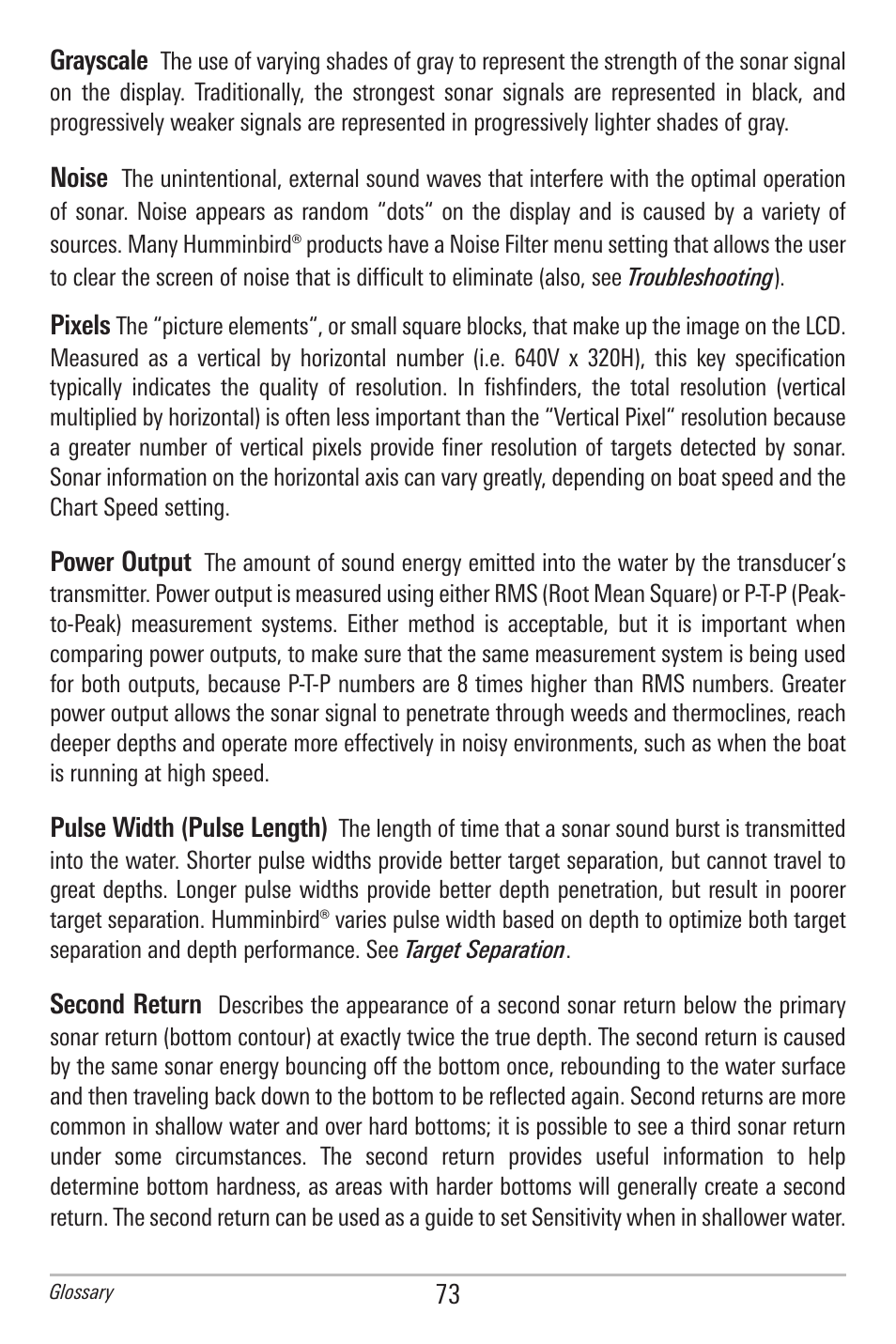 Humminbird 561 User Manual | Page 80 / 83