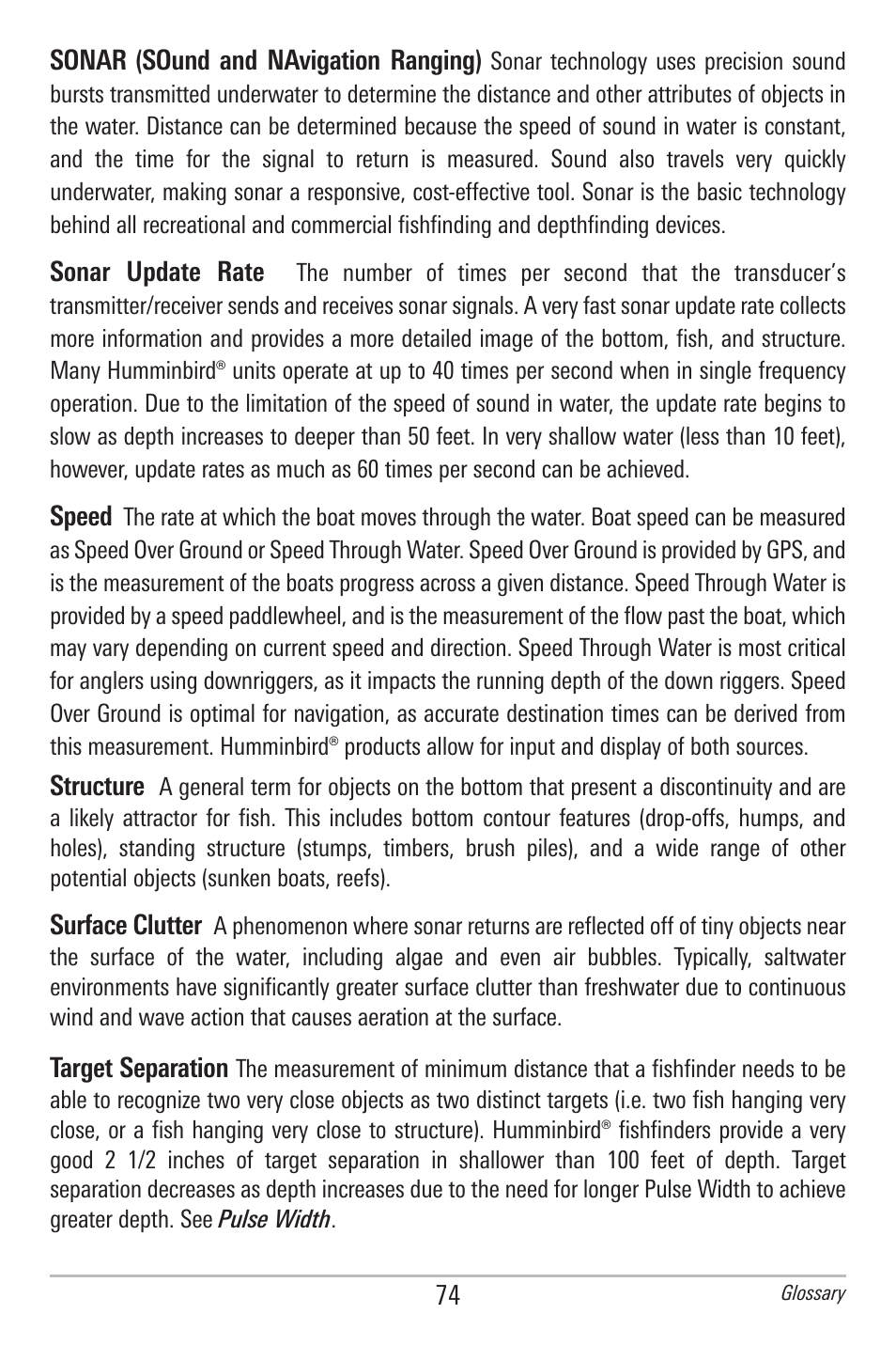 Humminbird 561 User Manual | Page 81 / 83