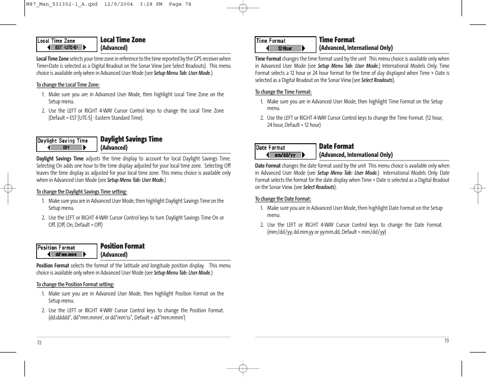 Humminbird Matrix Series Sonar Fishfinder Model Matrix 87 User Manual | Page 40 / 45