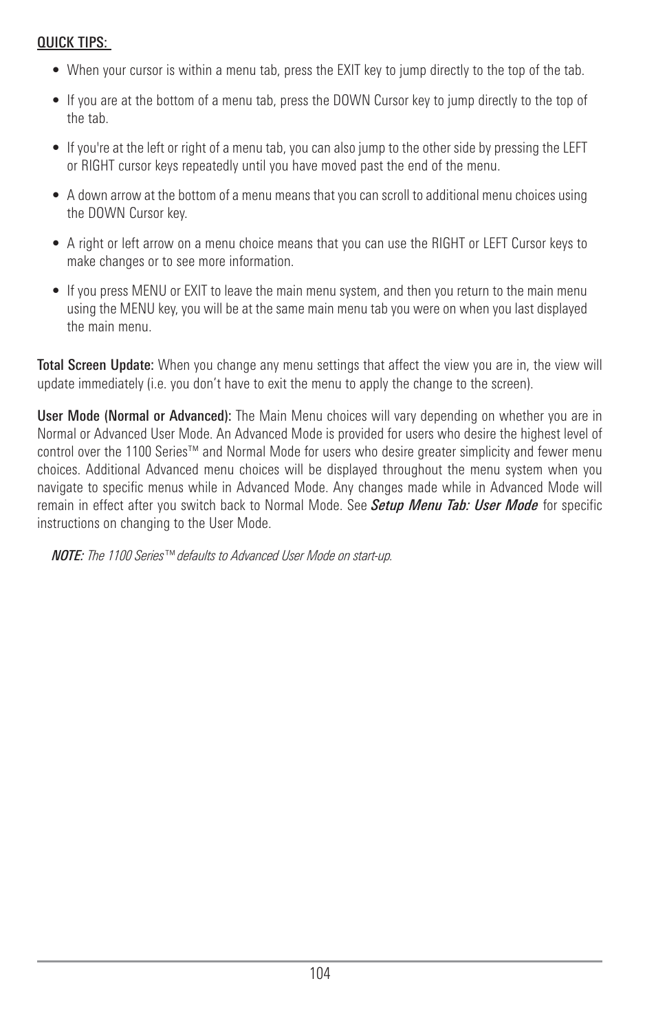 Quick tips | Humminbird 1157C User Manual | Page 114 / 200