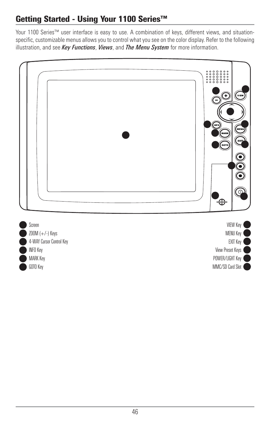 Getting started - using your 1100 series | Humminbird 1157C User Manual | Page 56 / 200