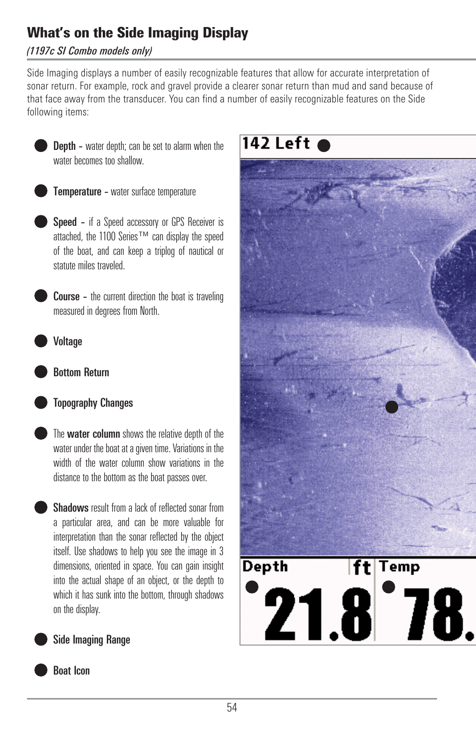 What’s on the side imaging display | Humminbird 1157C User Manual | Page 64 / 200