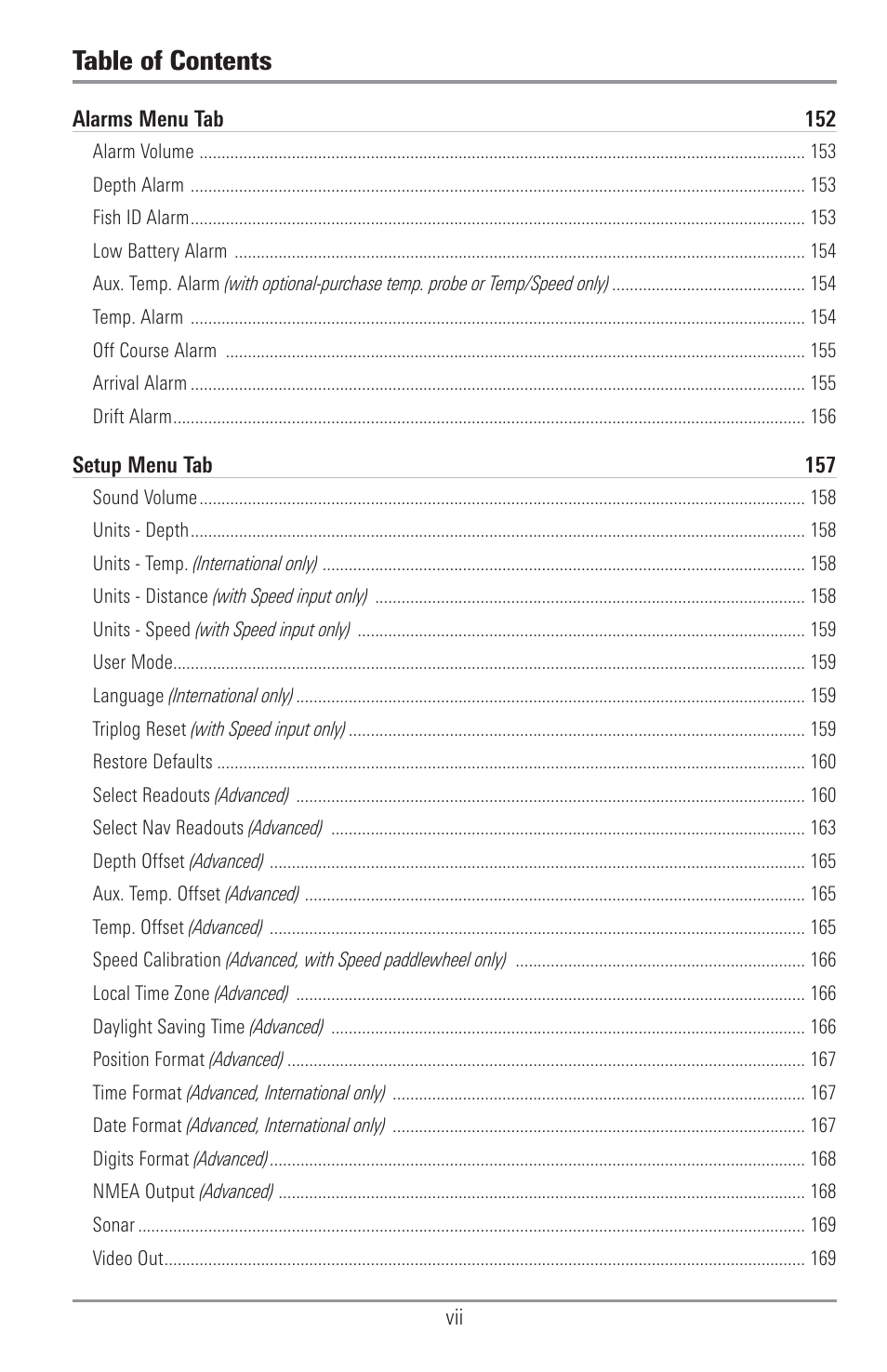 Humminbird 1157C User Manual | Page 9 / 200