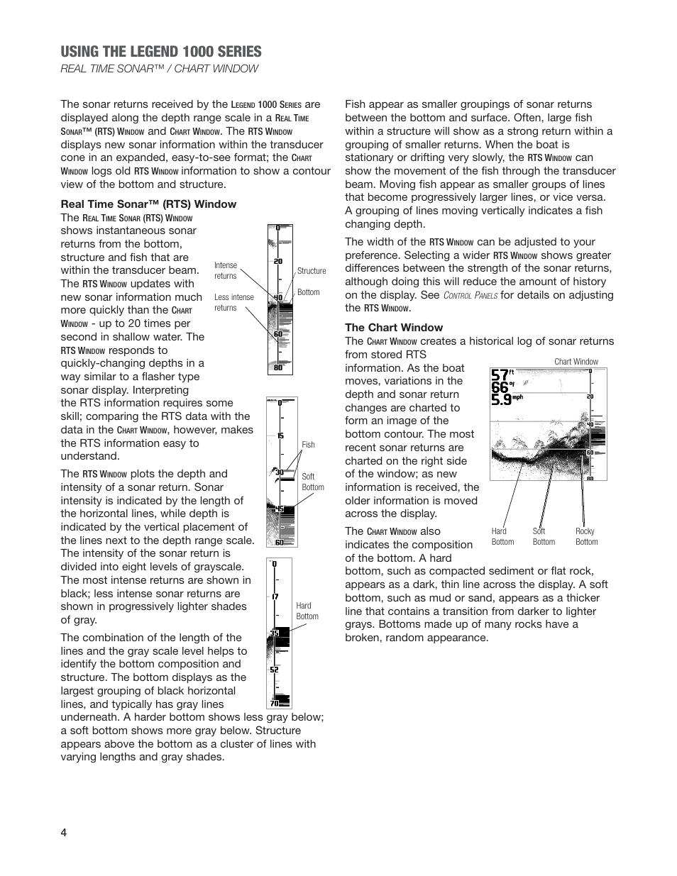 Using the legend 1000 series | Humminbird Legend 1000 User Manual | Page 6 / 18