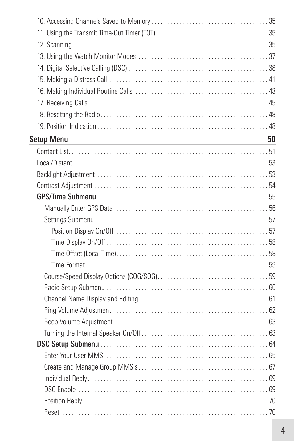 Humminbird VHF255SW User Manual | Page 5 / 90