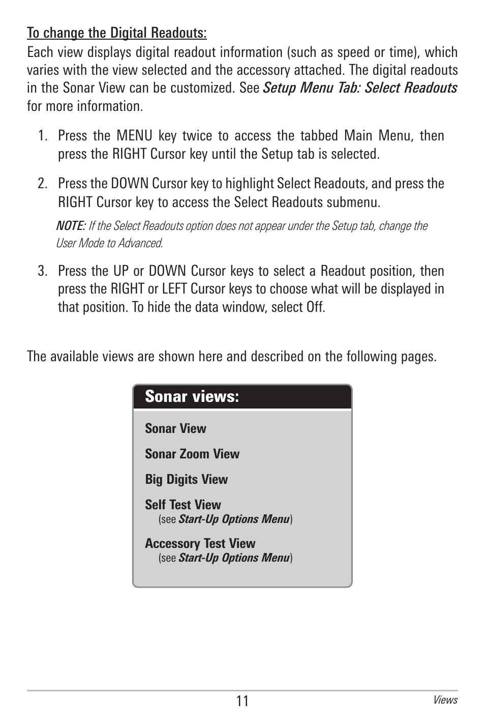 Sonar views | Humminbird 500 SERIES 596C User Manual | Page 19 / 82