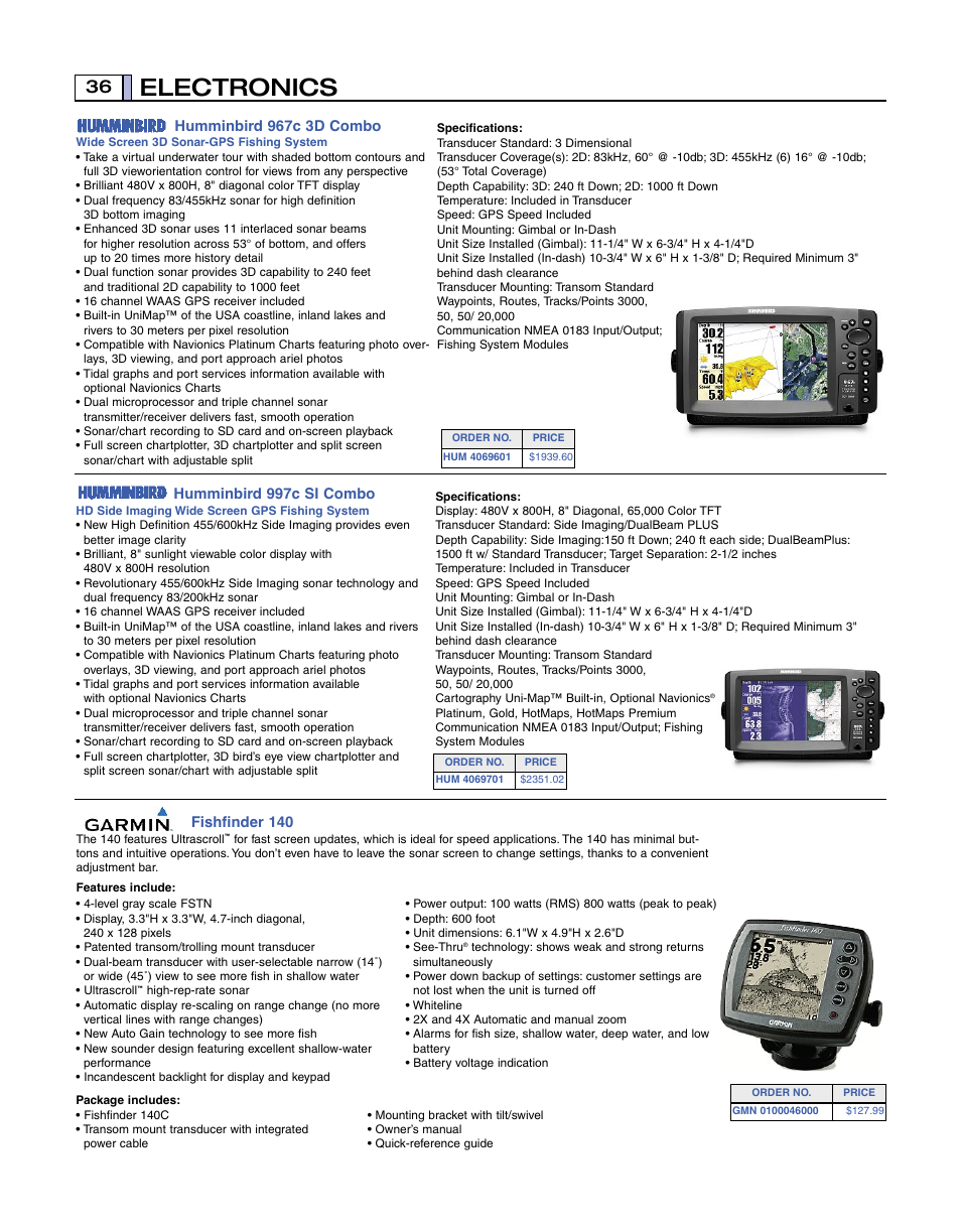 Humminbird 997c SI Combo User Manual | 1 page