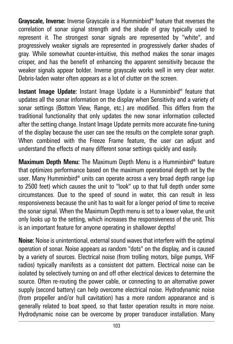 Humminbird 500 SERIES 580 User Manual | Page 110 / 134