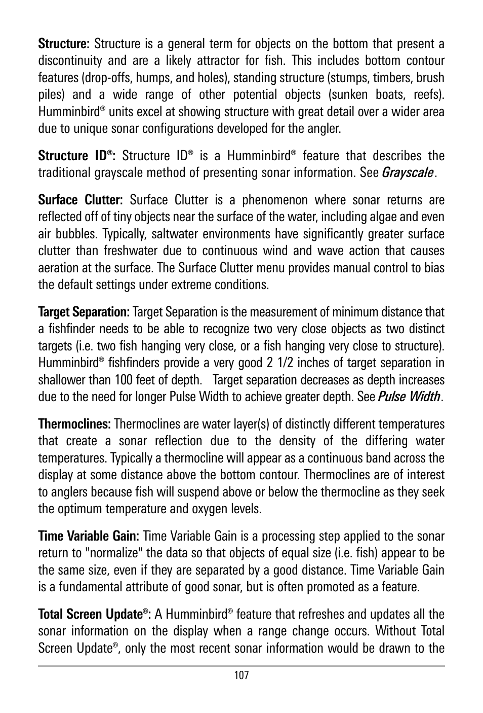 Humminbird 500 SERIES 580 User Manual | Page 114 / 134