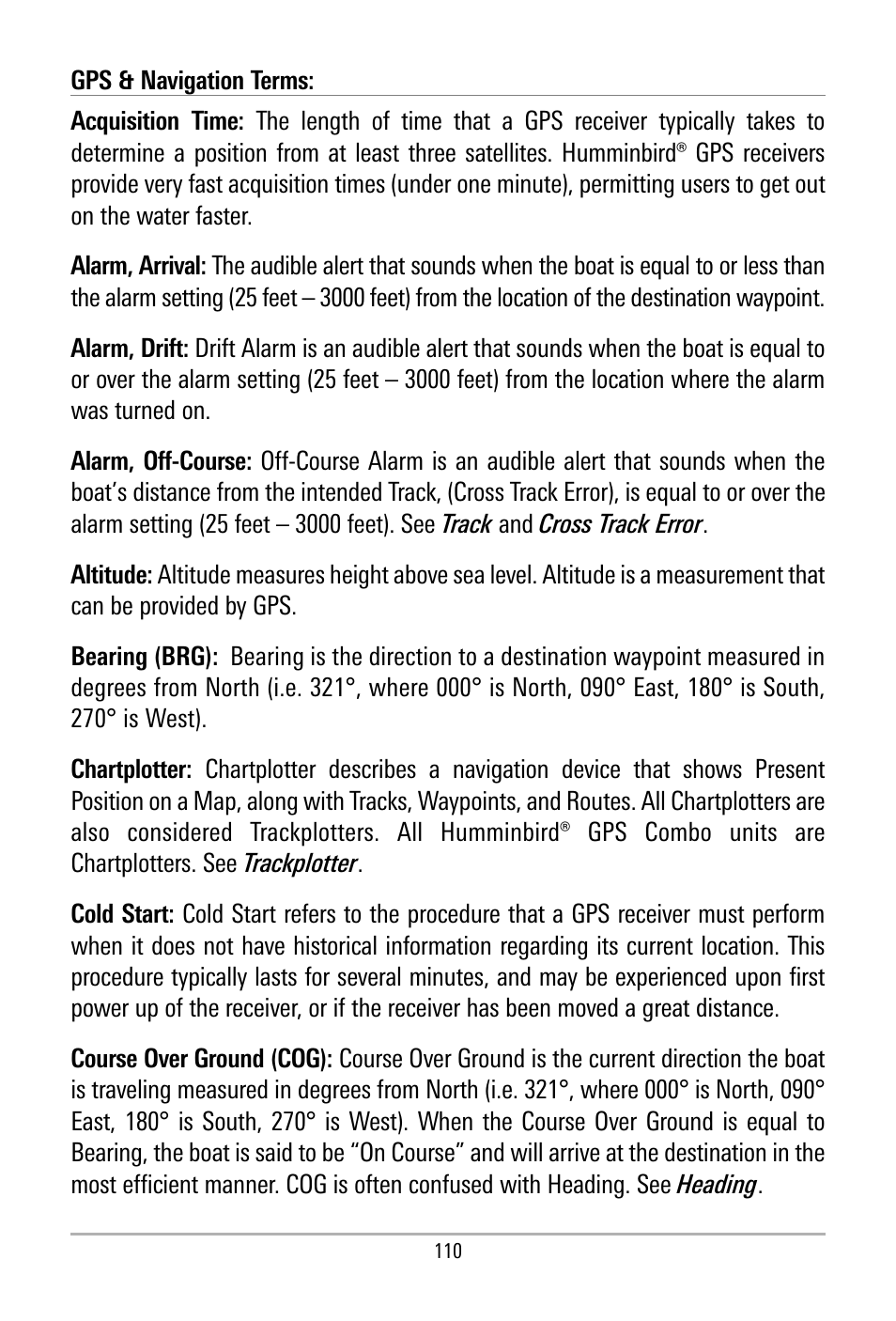 Humminbird 500 SERIES 580 User Manual | Page 117 / 134