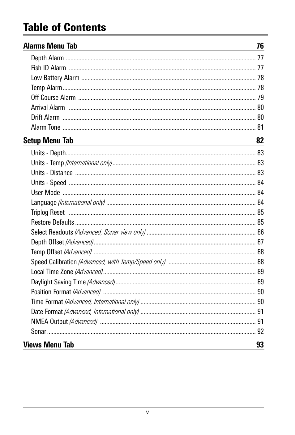 Humminbird 500 SERIES 580 User Manual | Page 6 / 134