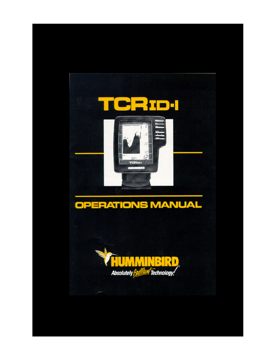 Humminbird TCR ID-1 User Manual | 32 pages