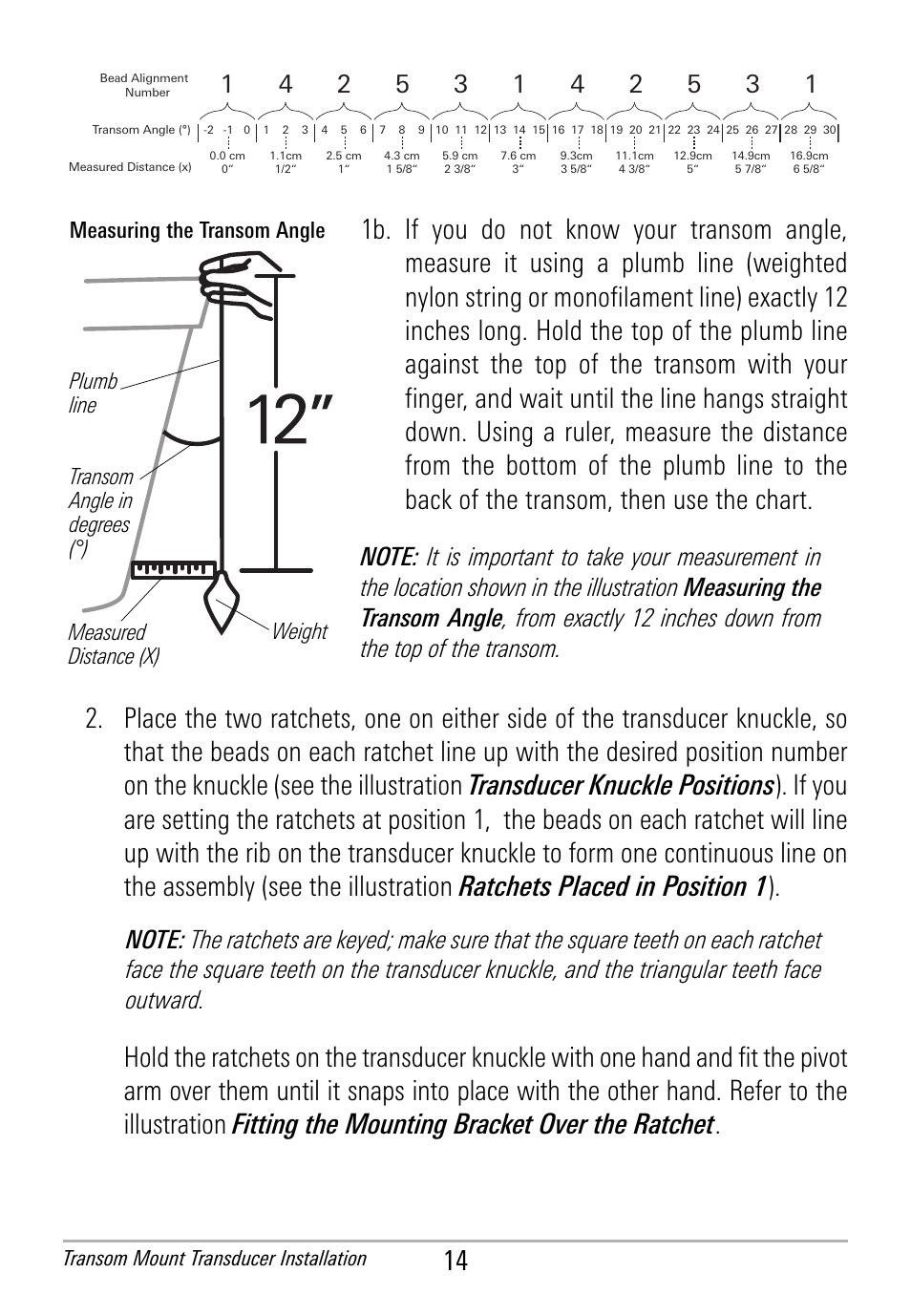 Transom mount transducer installation | Humminbird HDR 650 User Manual | Page 18 / 48