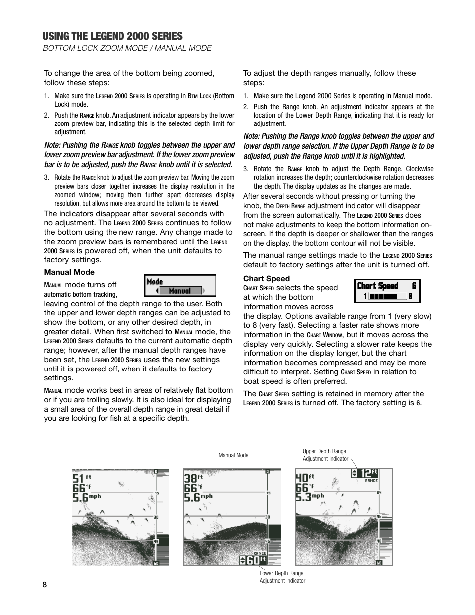 Using the legend 2000 series | Humminbird Legend 2000 User Manual | Page 10 / 18