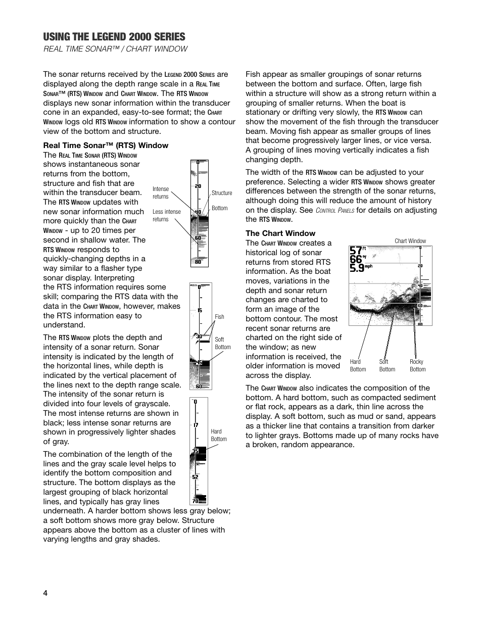 Using the legend 2000 series | Humminbird Legend 2000 User Manual | Page 6 / 18