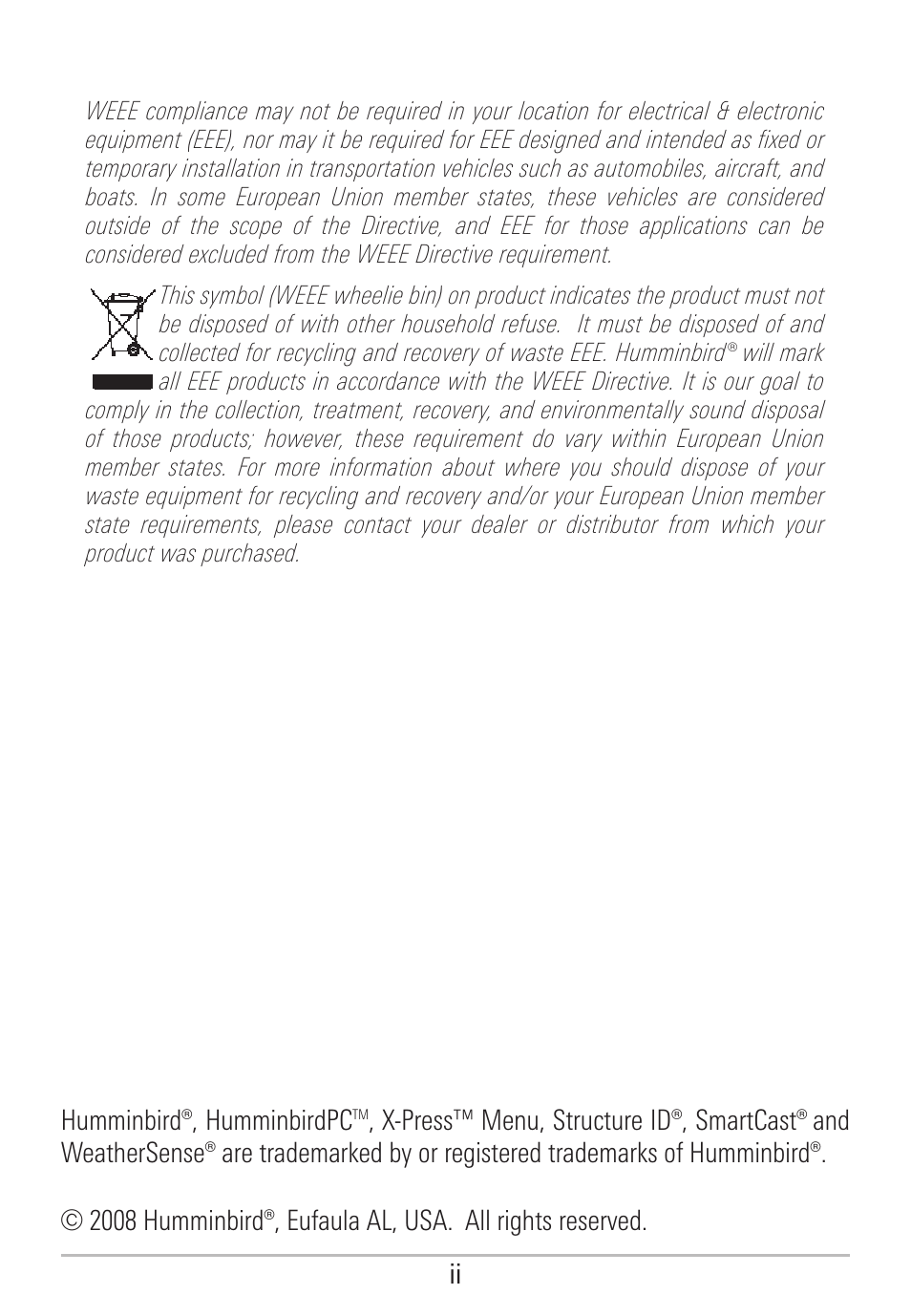 Humminbird 531478-2_B User Manual | Page 3 / 66