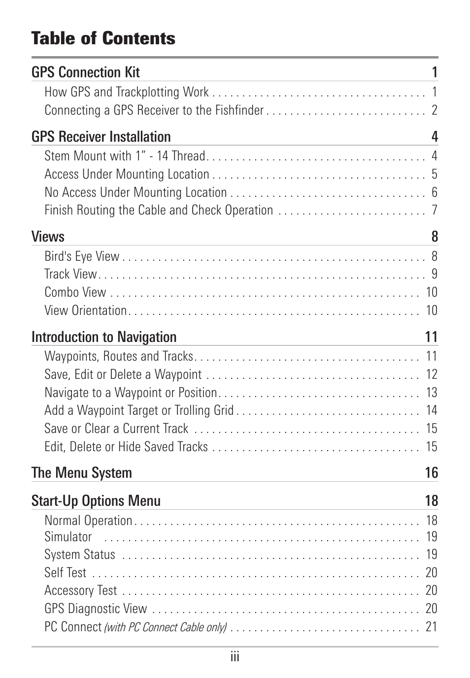 Humminbird 531478-2_B User Manual | Page 4 / 66