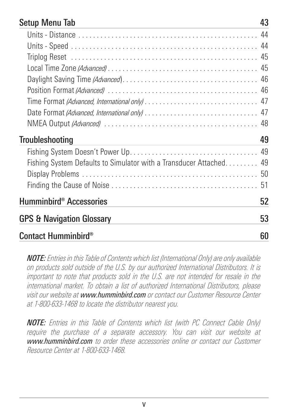 Humminbird 531478-2_B User Manual | Page 6 / 66