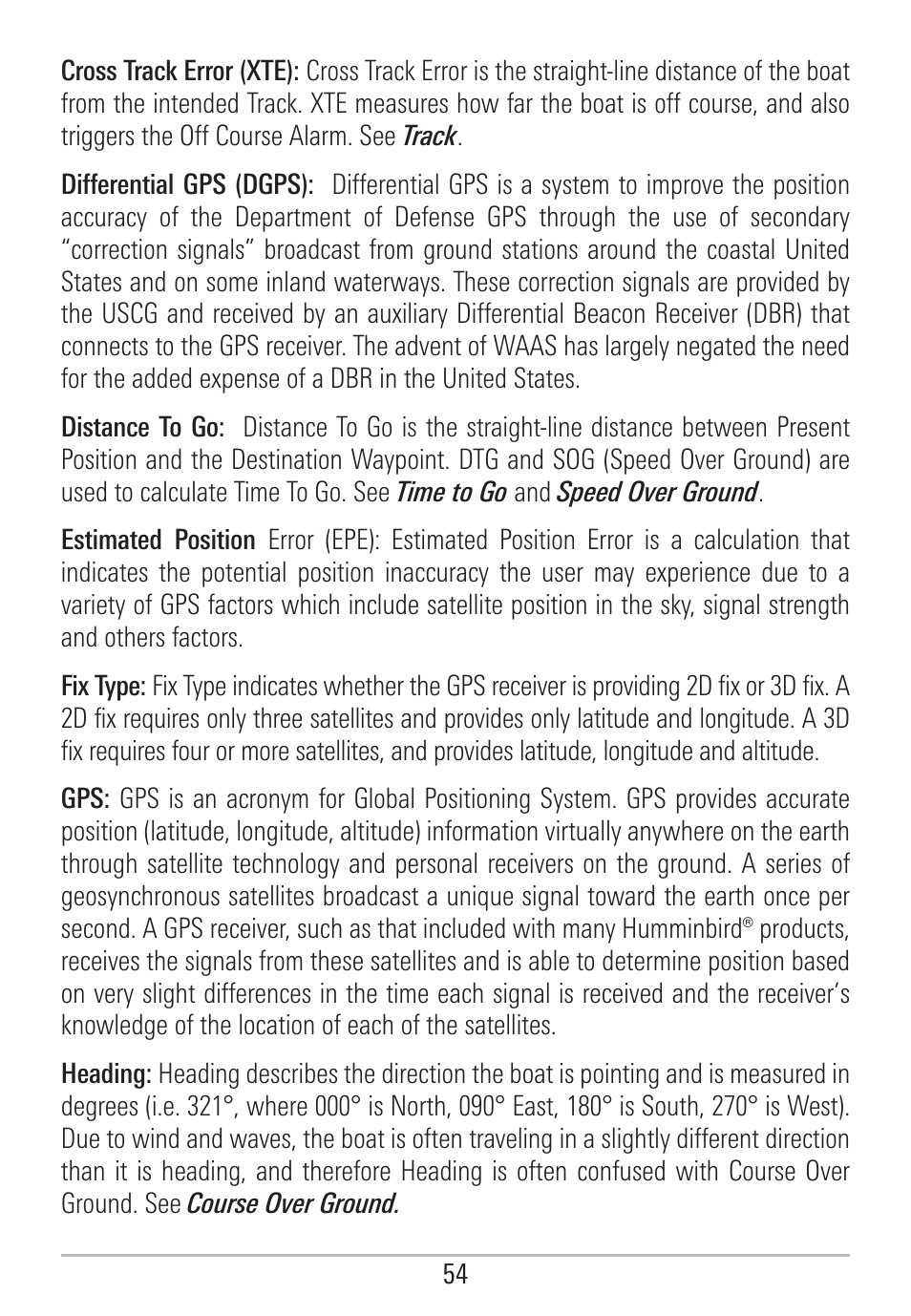 Humminbird 531478-2_B User Manual | Page 60 / 66