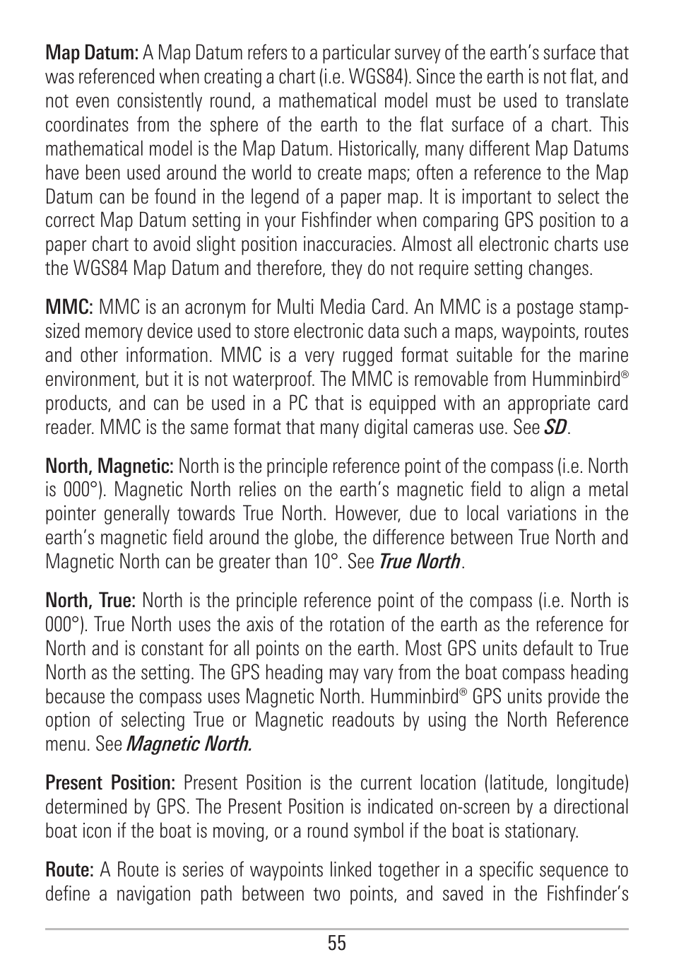Humminbird 531478-2_B User Manual | Page 61 / 66