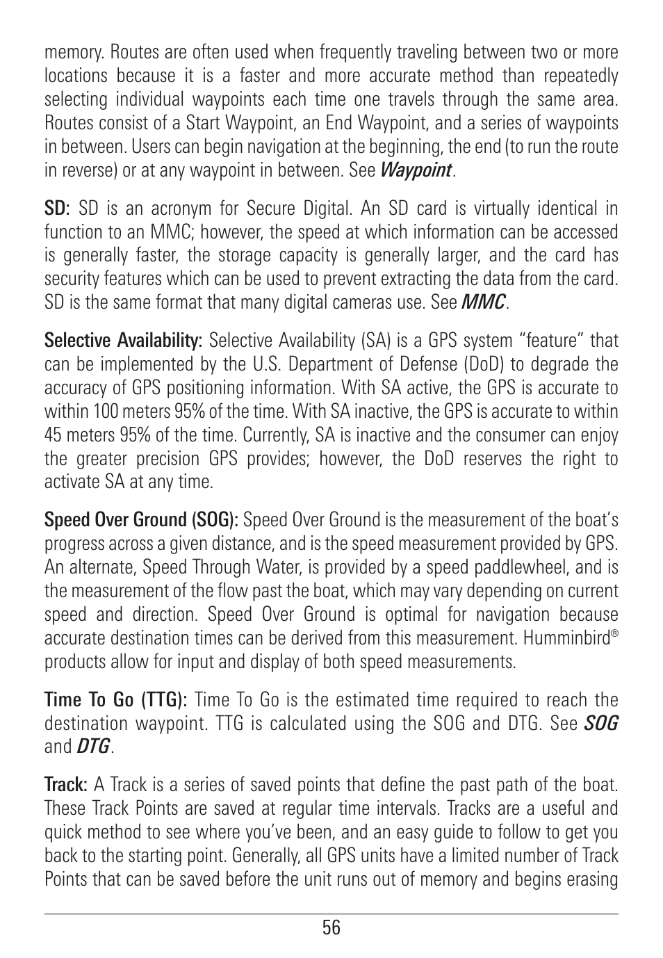 Humminbird 531478-2_B User Manual | Page 62 / 66